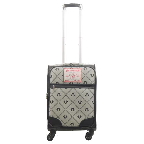 TRUE RELIGION TRUE RELIGION SOFT SIDED 23" EXPANDABLE, SPINNER LUGGAGE WITH BUDDAH PATCH