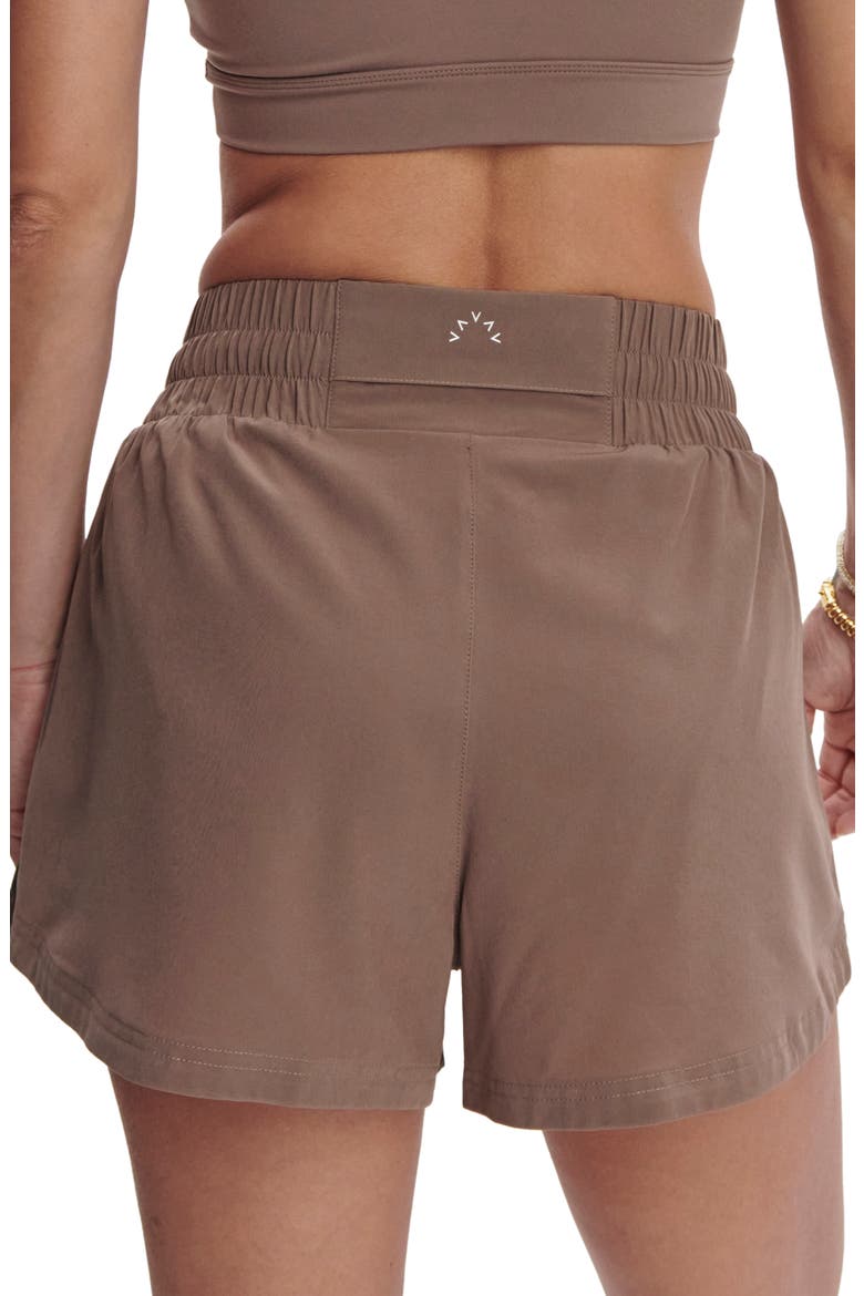 Kallin Running Shorts, Alternate, color, DEEP TAUPE