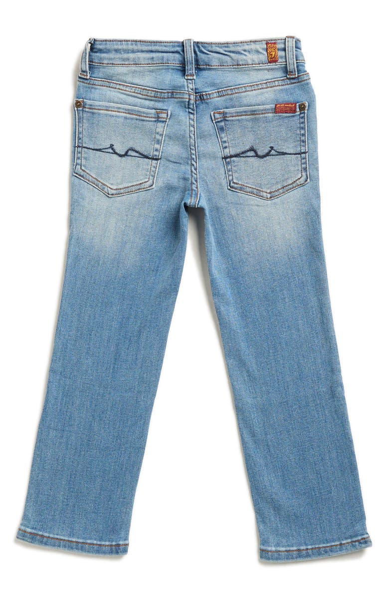 7 For All Mankind Kids' Stretch Straight Leg Jeans, Alternate, color, Underline
