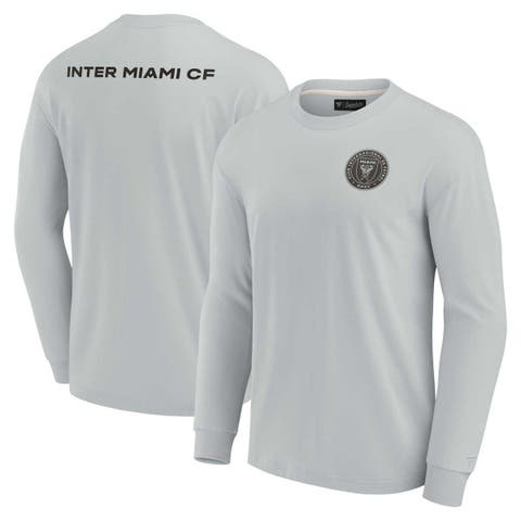 Unisex Fanatics Signature Gray Inter Miami CF Elements Super Soft Long Sleeve T-Shirt