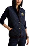 Lauren Ralph Lauren Logo Crest Quilted Vest