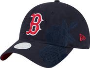 New Era Women's New Era Navy Boston Red Sox Roses 9TWENTY Adjustable Hat