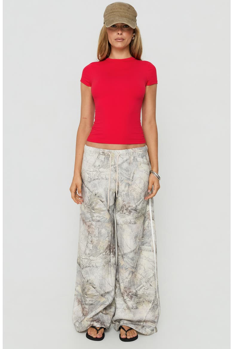 Kennah Wide Leg Sweatpants, Alternate, color, CAMO