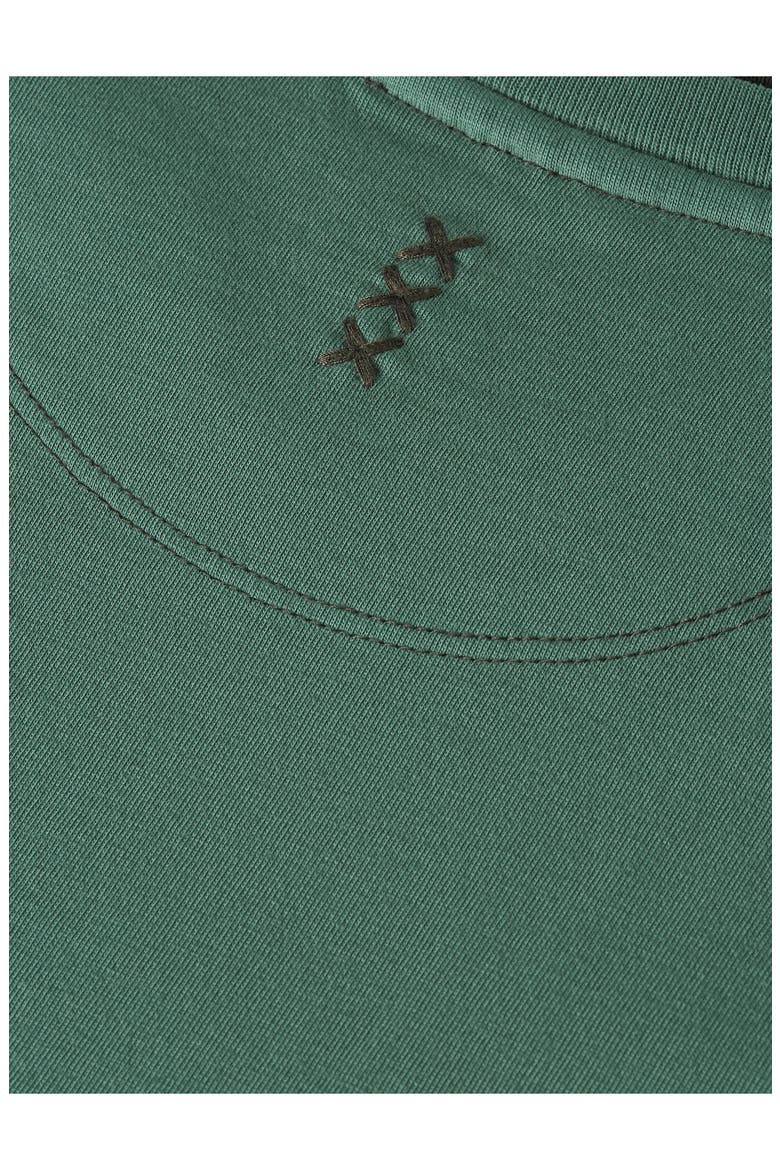 3 Crosses Relaxed Fit Garment Dyed T-Shirt, Alternate, color, DARK FOREST