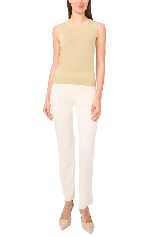 Halogenr Halogen(r) Crewneck Sweater Tank In Soft Sage