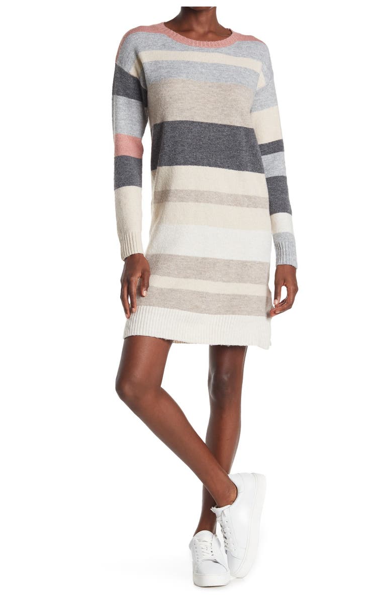 STITCHDROP Harmonious Power Striped Dress, Main, color, 