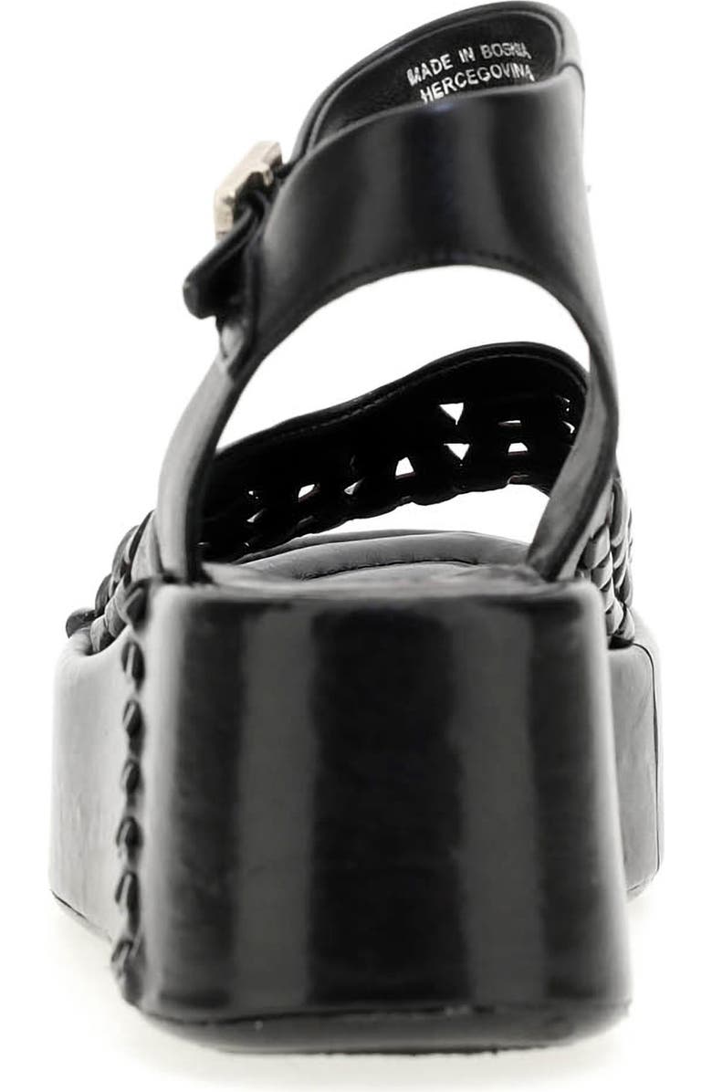 A.S.98 Maddox Ankle Strap Platform Sandal, Alternate, color, Black