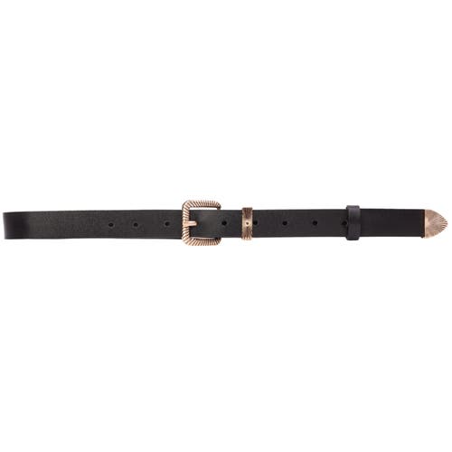 Black Suede Studio Una Belt In Multi