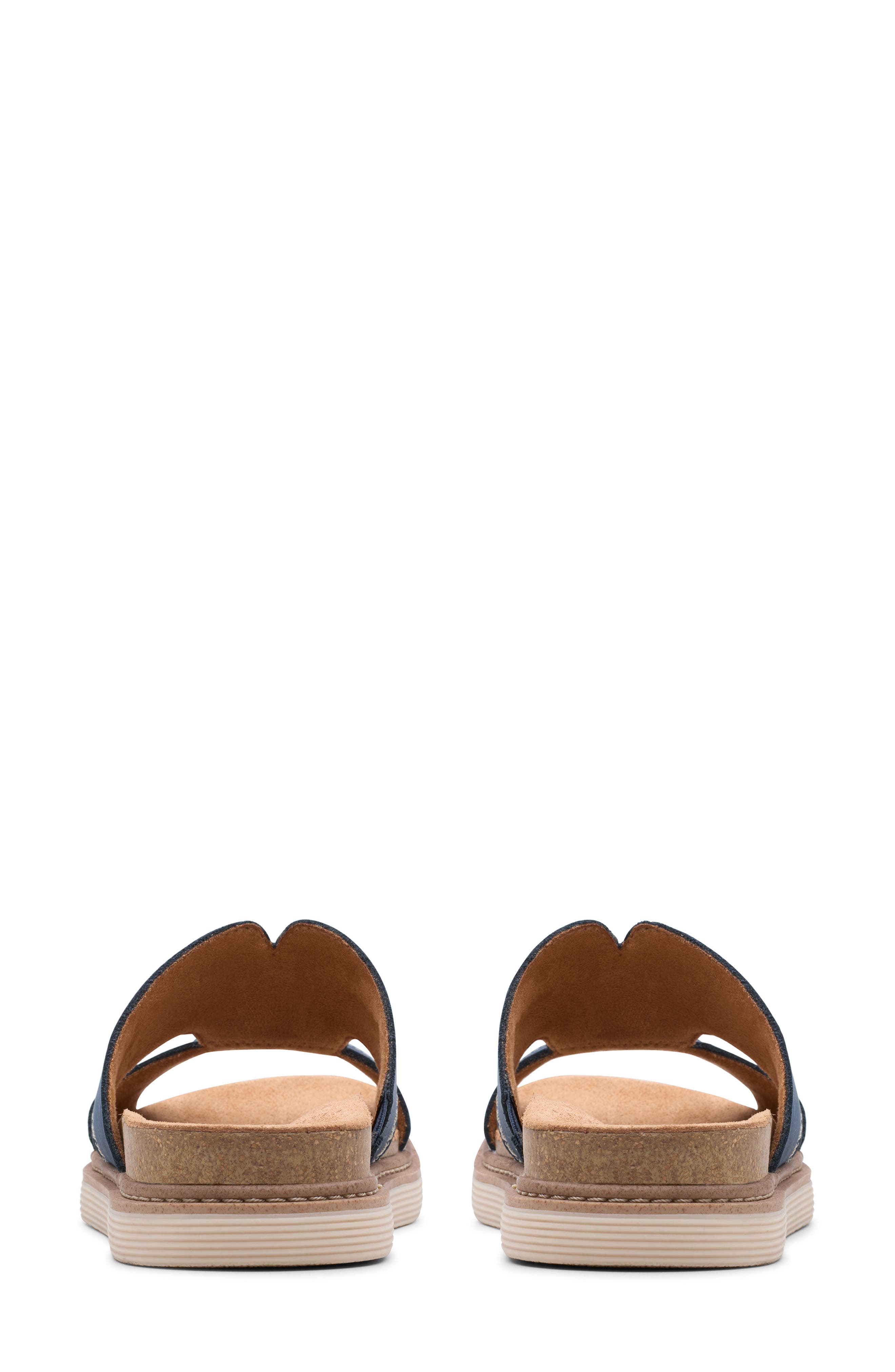 Clarks<sup>®</sup> Arwell Walk Slide Sandal, Alternate, color, Navy Nubuck