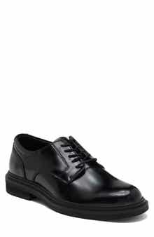 Fenix Faux Leather Plain Toe Derby