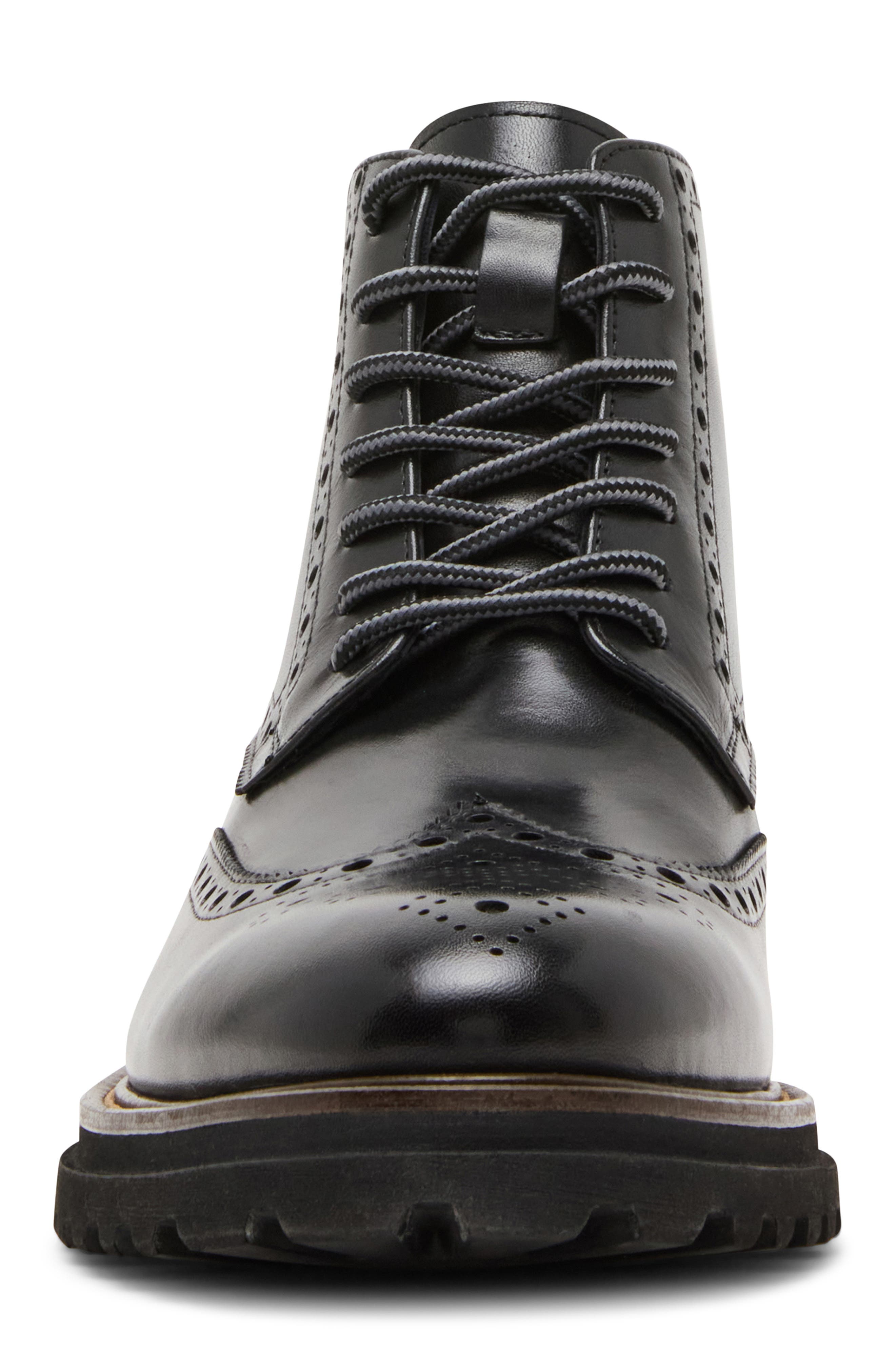 Steve Madden Kierson Lace-Up Boot, Alternate, color, Black