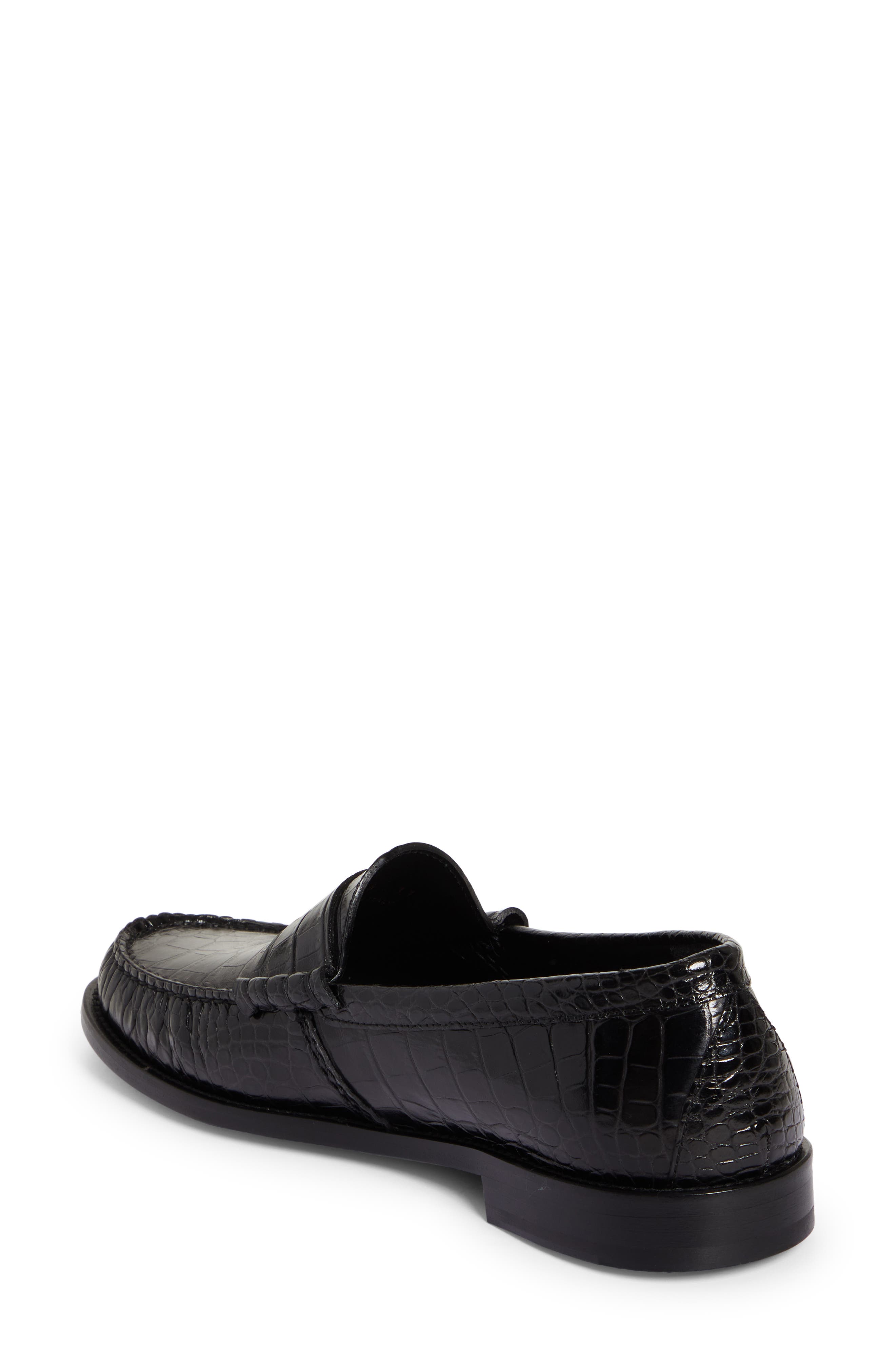 Rhude Croc Embossed Penny Loafer, Alternate, color, 