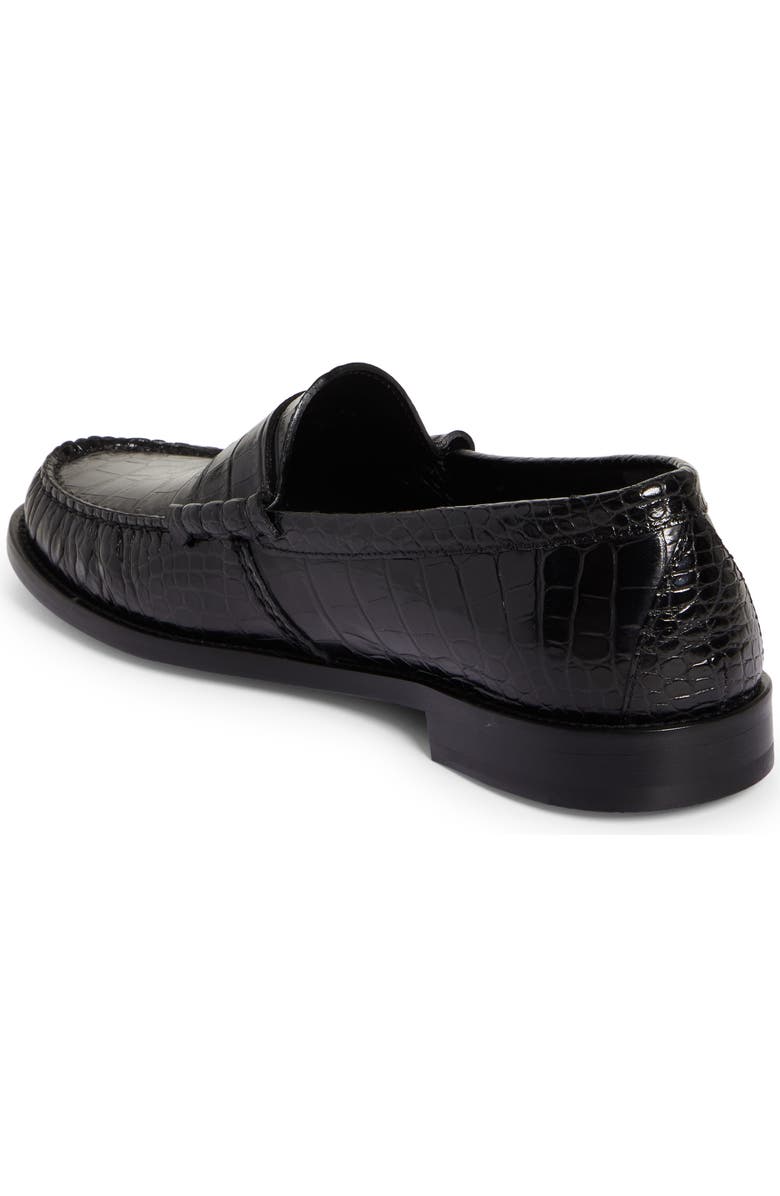 Rhude Croc Embossed Penny Loafer, Alternate, color,