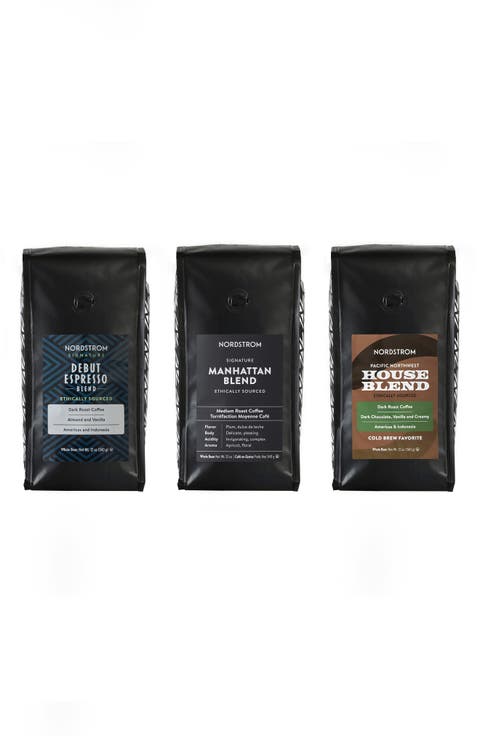 Ethically Sourced Assorted 3-Pack Whole Bean Coffee