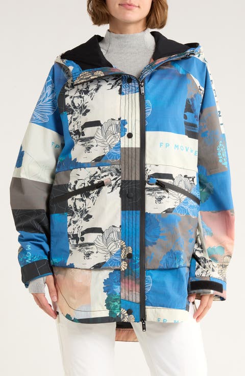 Print Waterproof Rain Jacket