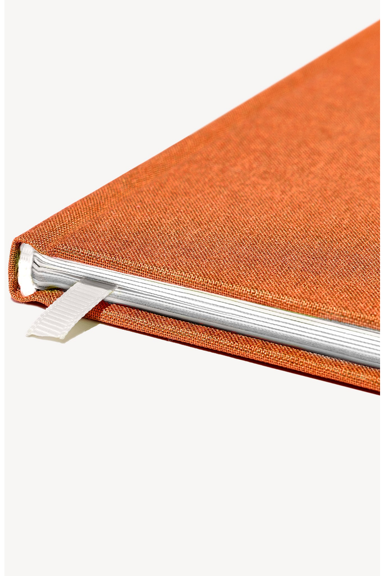 The Build-a-Habit Guide Notebook, Main, color, Orange