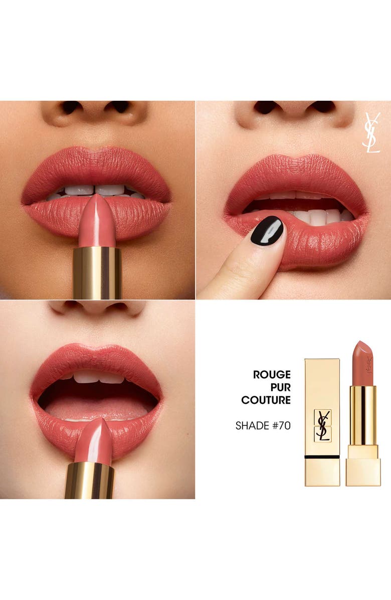 Yves Saint Laurent Mini Rouge Pur Couture Satin Lipstick Trio USD $62 Value, Alternate, color, 