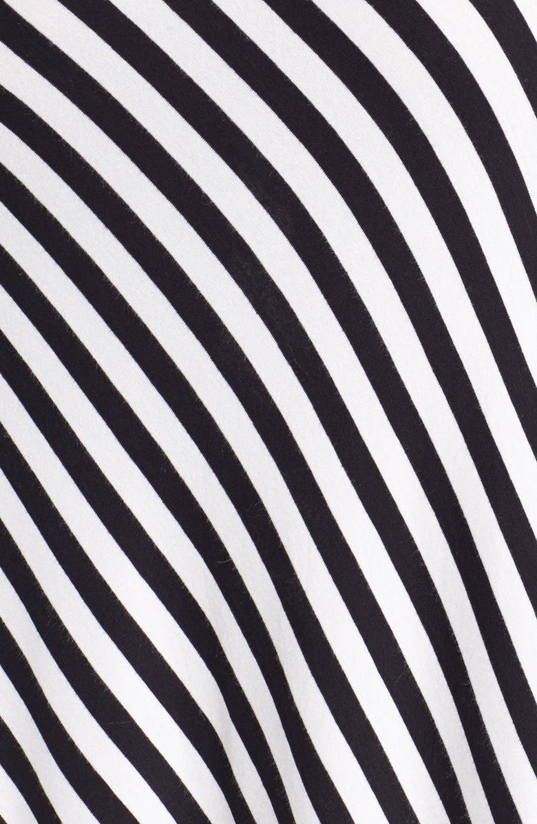 Bobeau Long Stripe Skirt, Alternate, color,