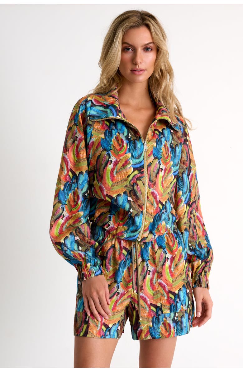 SHAN Linen Shorts, Main, color, Print