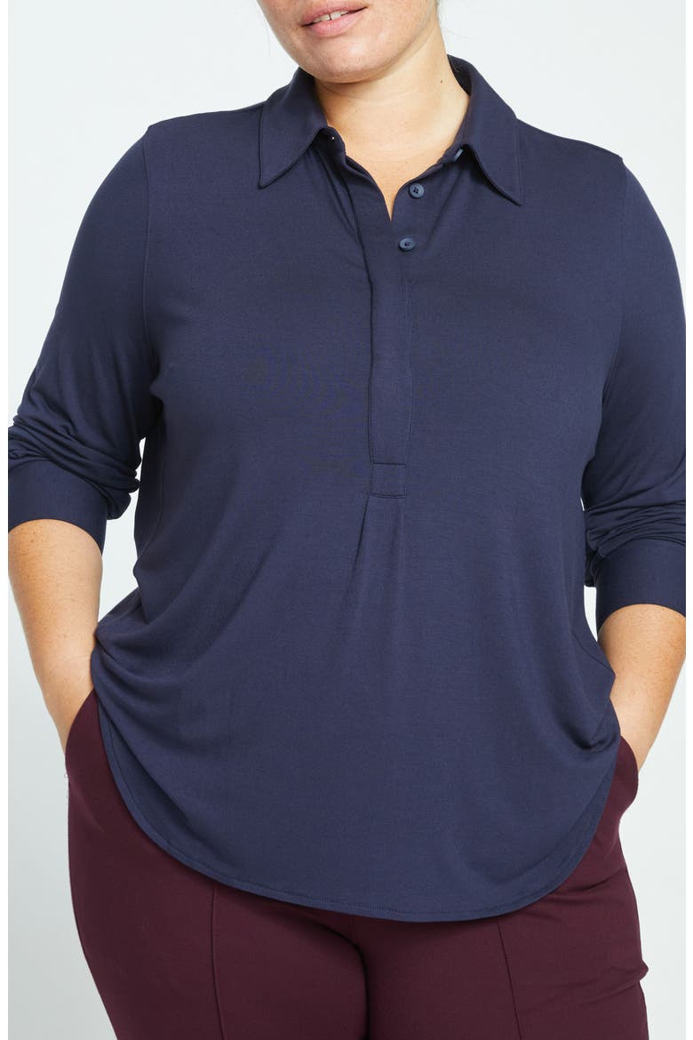 Elbe Popover Shirt, Main, color, MIDNIGHT BLUE