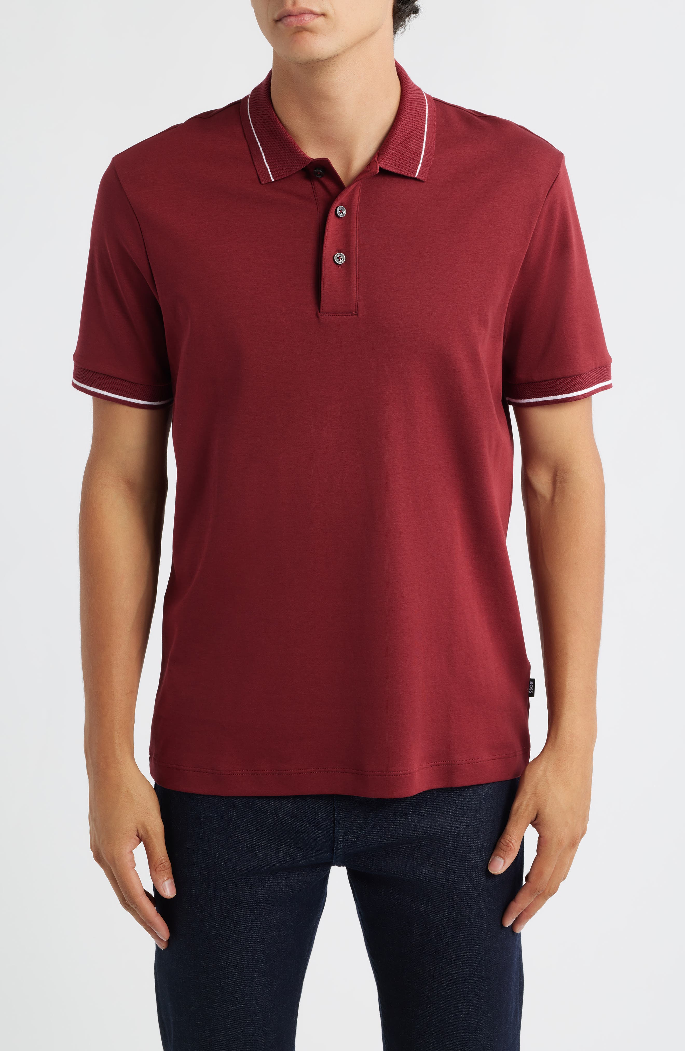 Parlay Tipped Cotton Polo - image 5