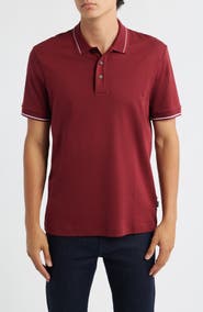 BOSS Parlay Tipped Cotton Polo