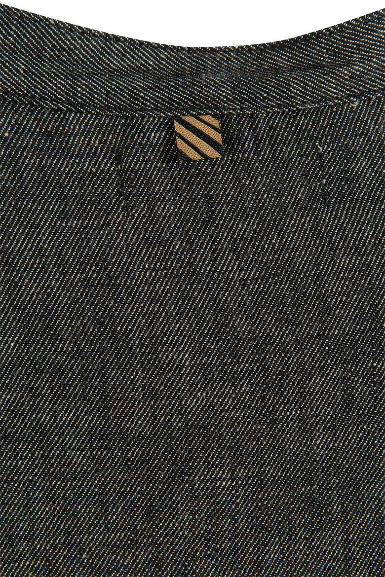 Chambray Jumpsuit, Alternate, color, BLACK