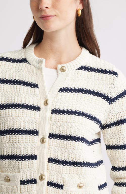 Caslonr Caslon(r) Textured Sweater Jacket
