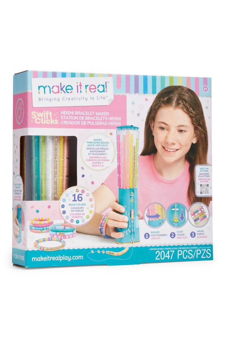 Swift Clicks Heishi Bracelet Making Kit, Alternate, color, MULTI