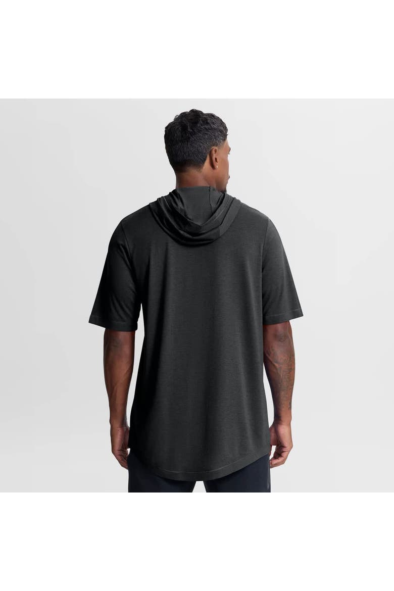 Men's Nike Black New York Yankees Arched Wordmark Tri-Blend Hooded T-Shirt, Alternate, color, Black