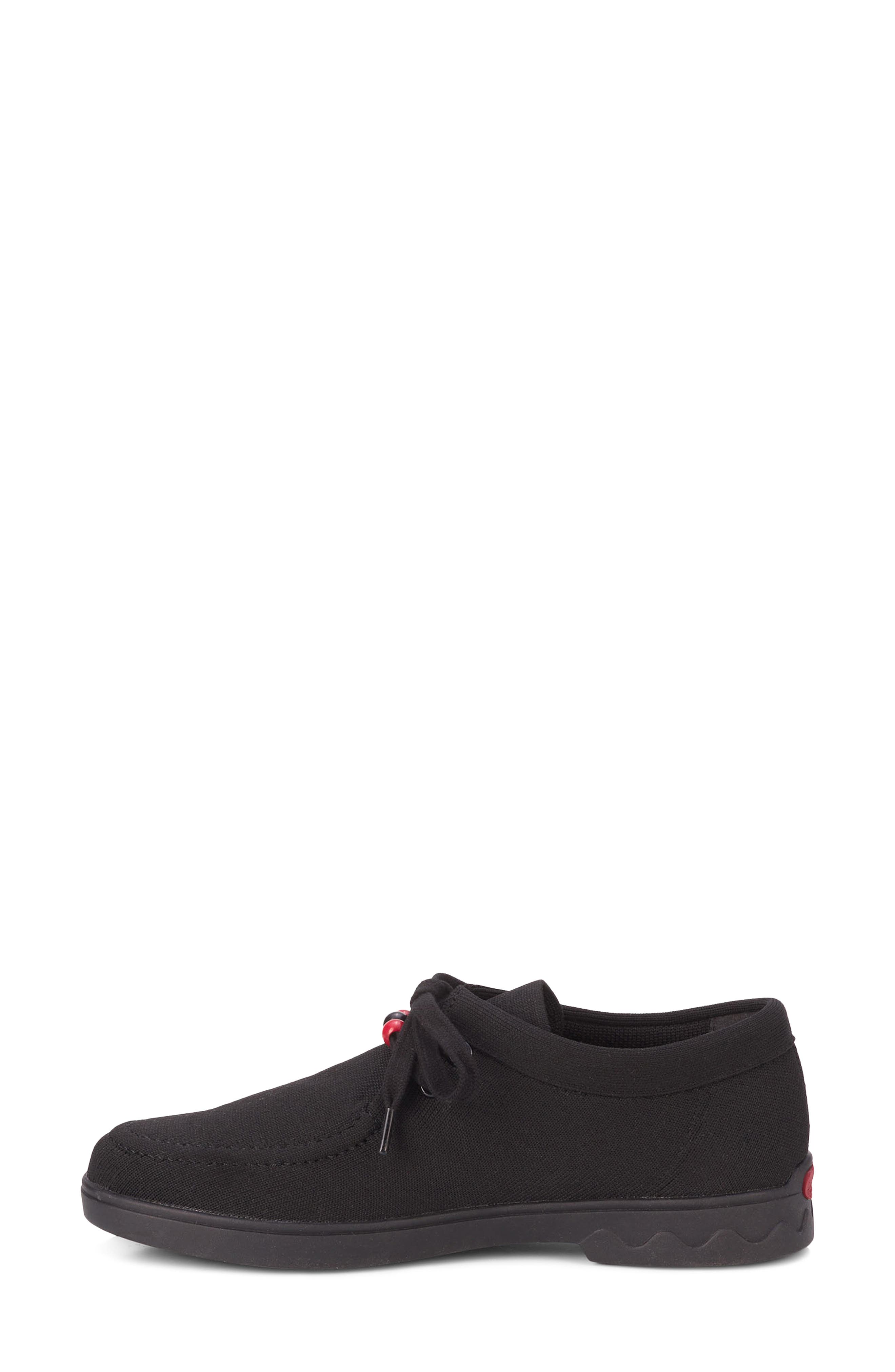 Ros Hommerson Greer Water Resistant Lace-Up Shoe, Alternate, color, Black Knit