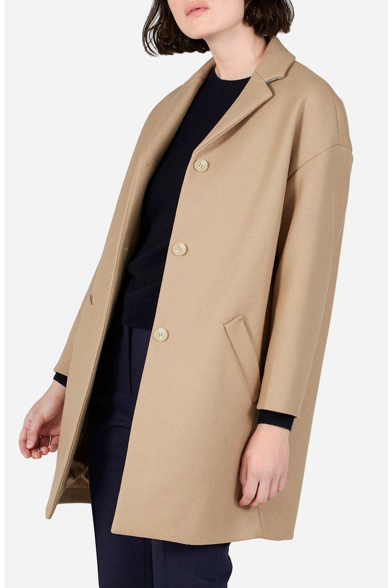 The Cocoon Wool Blend Coat, Alternate, color, CAMEL