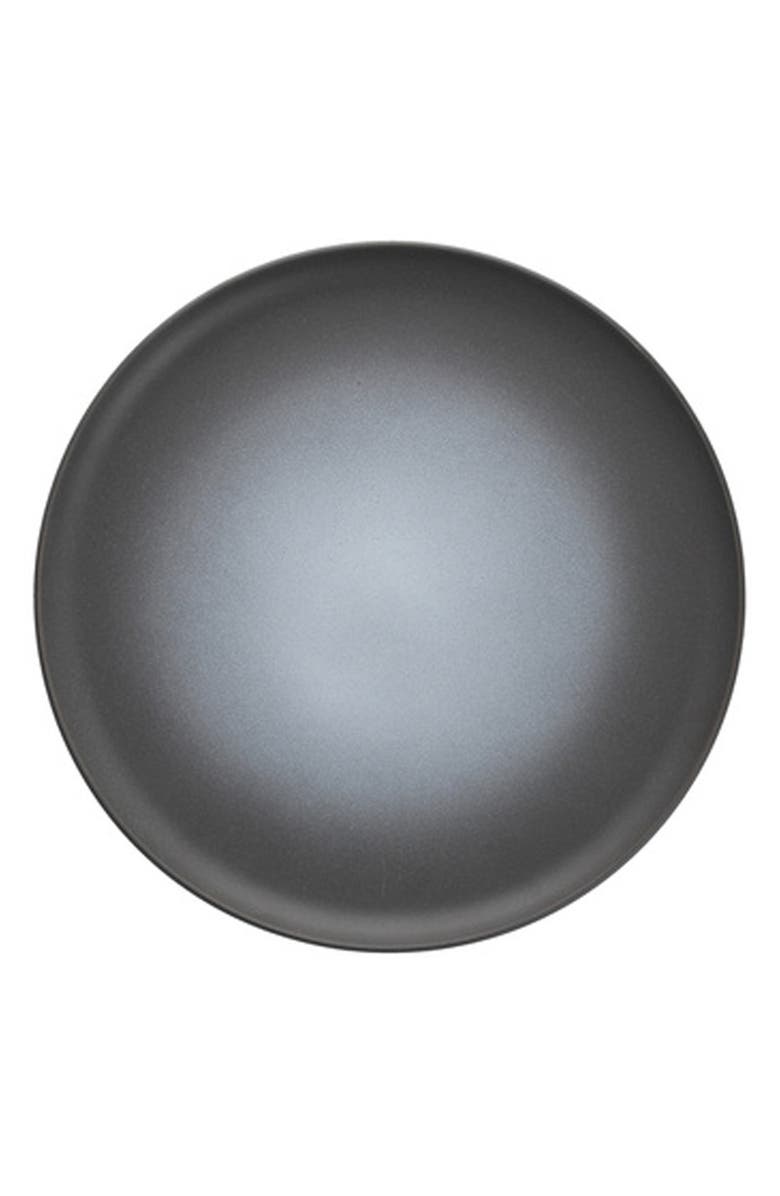 Fortessa Cloud Terre Collection Miles Set of 4 Plates, Main, color, Charcoal