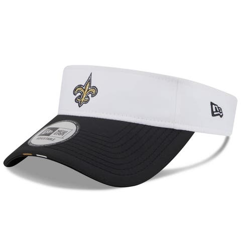 Men's New Era  White/Black New Orleans Saints 2025 NFL Training Camp Adjustable Visor