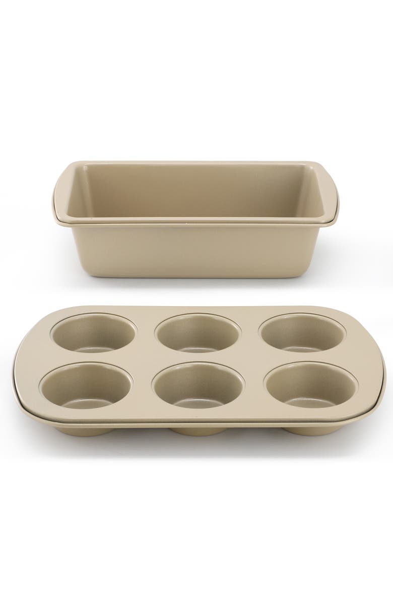 Lyneham 5 Piece Nonstick Steel Bakeware Set, Alternate, color, Gold