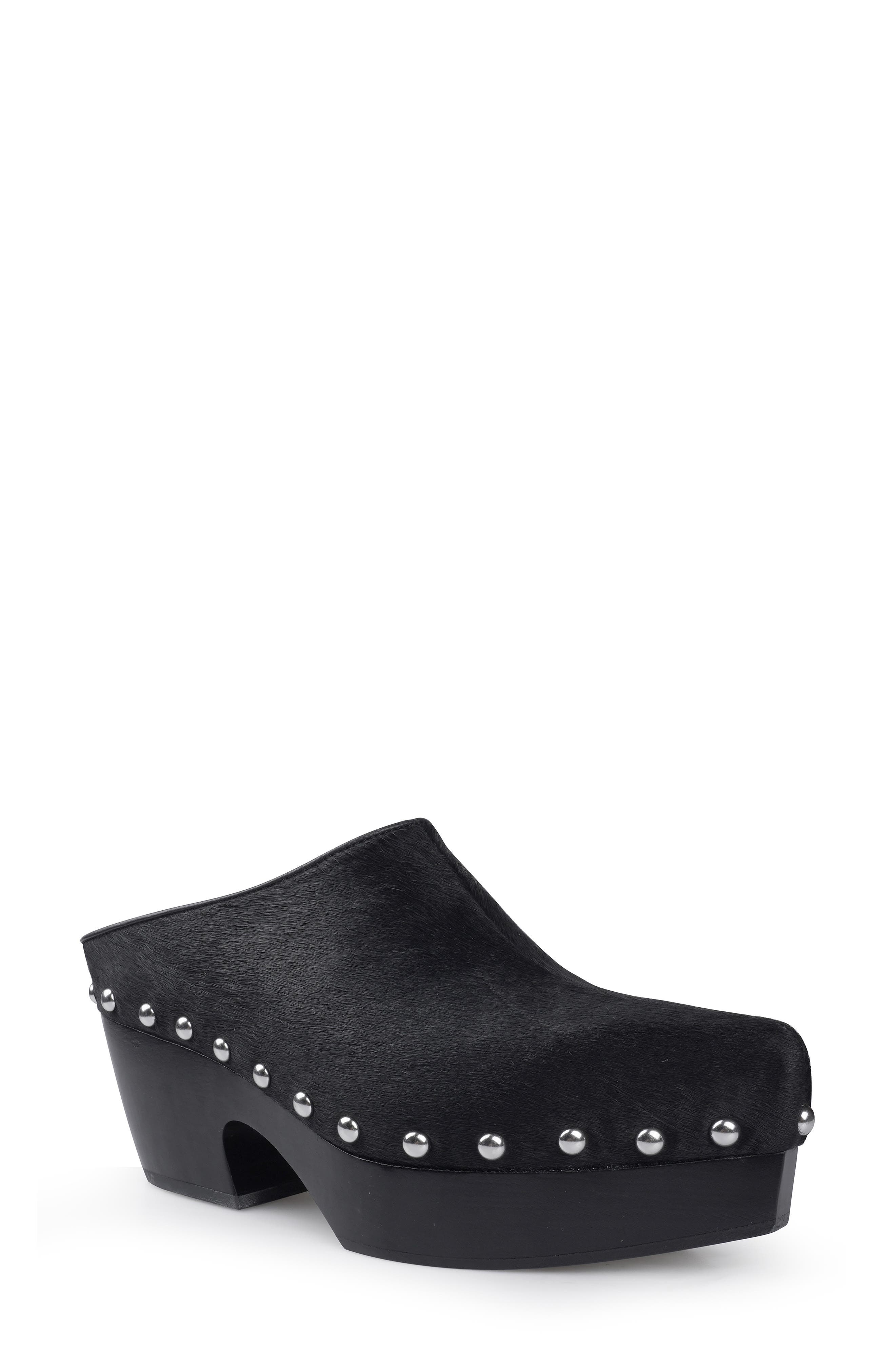 ZIGI Faustina Pointed Toe Platform Mule, Main, color, Blklt