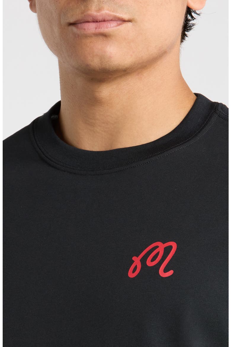 Bermuda Benchmark Cotton Graphic T-Shirt, Alternate, color, BLACK