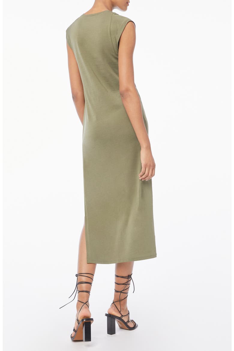 Le Muscle Organic Pima Cotton T-Shirt Dress, Alternate, color, MILITARY