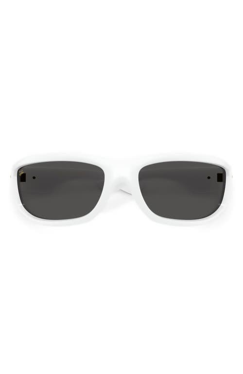 Ray Ban Ray-ban X A$ap Rocky Ultra Wrap 003 86mm Shield Sunglasses In Gray
