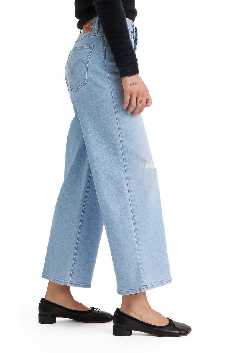 Levi's<sup>®</sup> High Rise Wide Leg Ankle Jeans, Alternate, color,