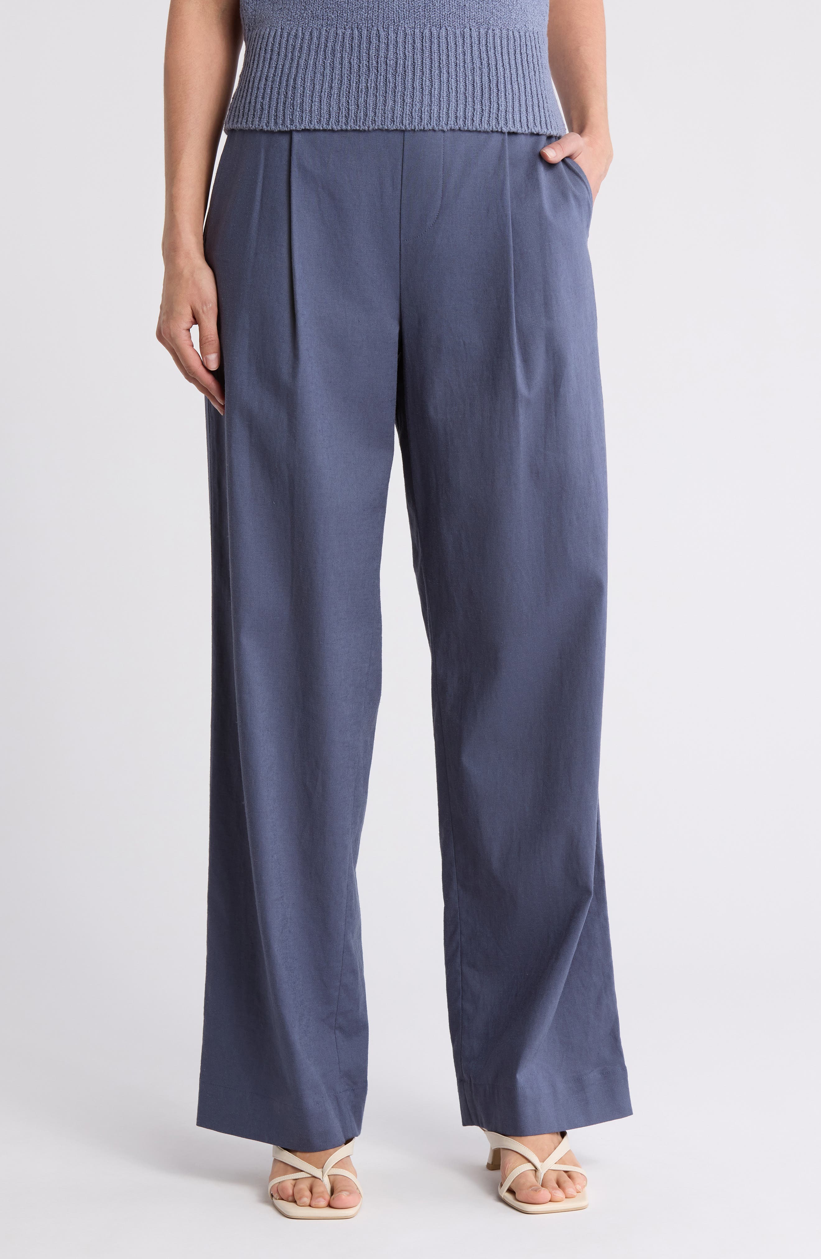 Vince Dark Water Pull-On Pants