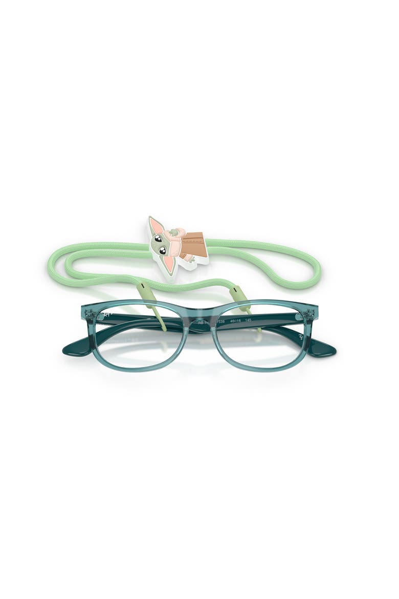 48mm Rectangle optical glasses, Alternate, color, Green
