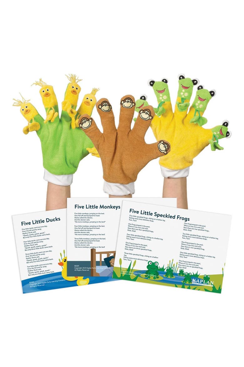 Hand Gloves - Set of 3 Storybook Favorites, Main, color, Multicolored