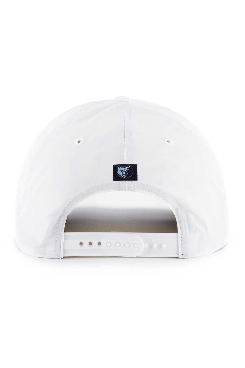 Men's '47 White Memphis Grizzlies Fairway Hitch brrr Adjustable Hat, Alternate, color, White