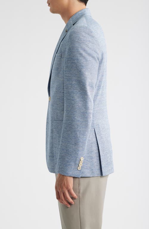 Jack Victor Hampton Light Blue Solid Sport Coat In Blue