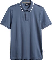 BOSS Parlay Tipped Cotton Polo