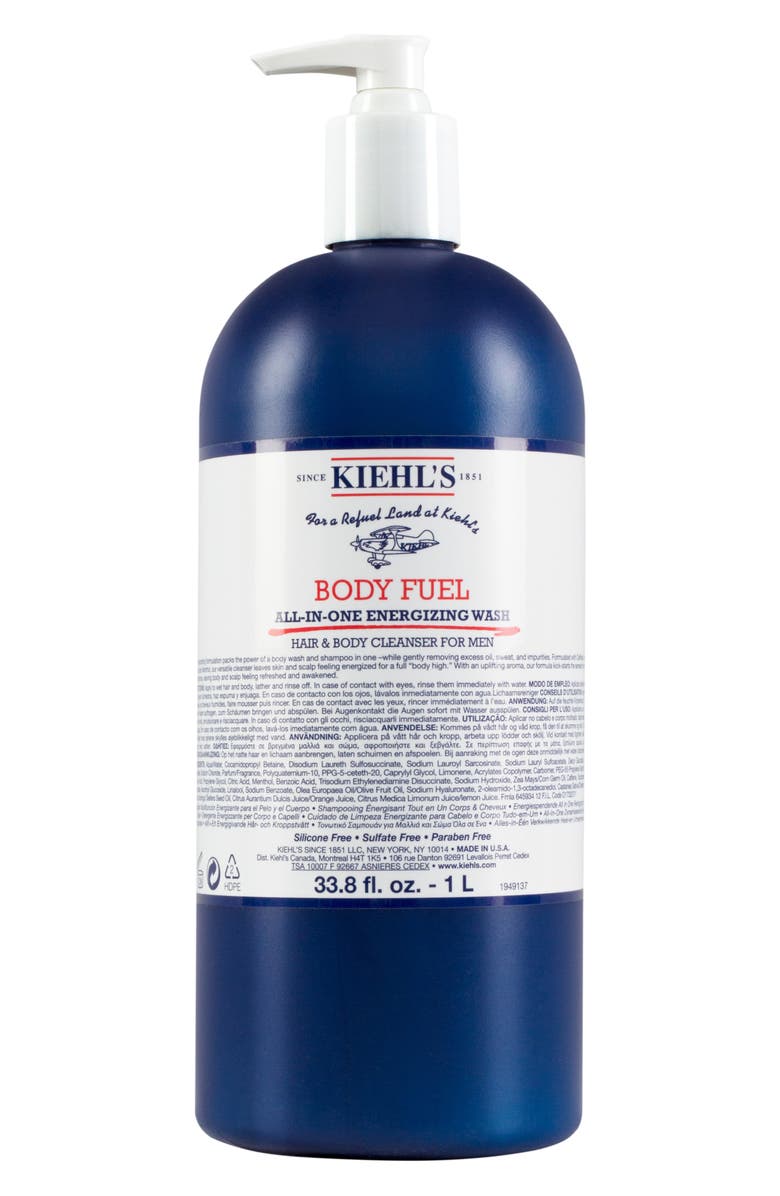 Kiehl's Since 1851 Jumbo Body Fuel All-in-One Energizing Wash, Main, color, 