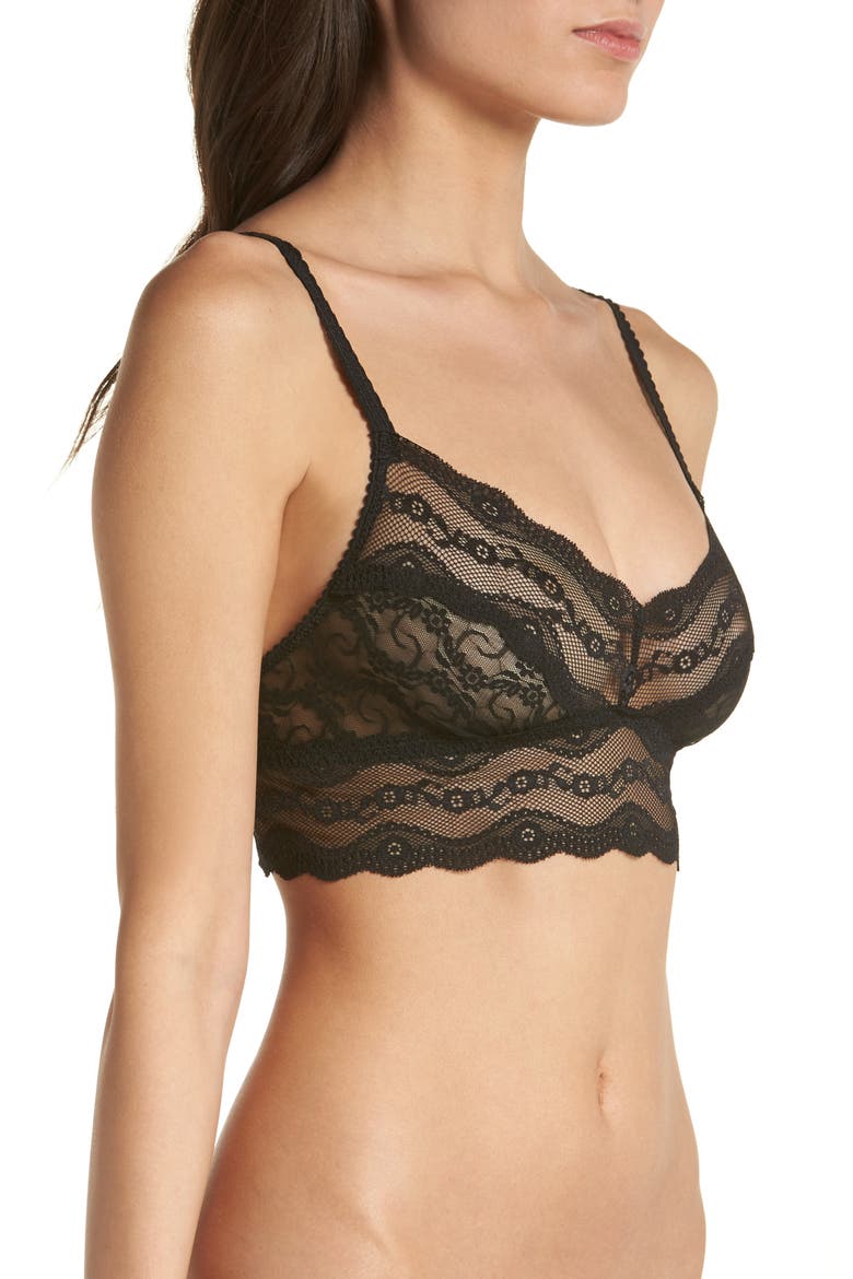 Lace Kiss Bralette, Alternate, color, NIGHT