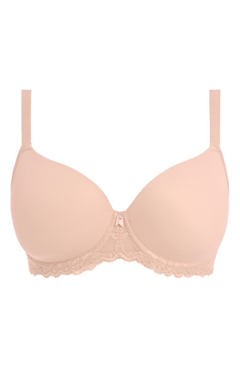 Freya Offbeat Underwire Demi Plunge Molded Bra, Alternate, color, Natural Beige