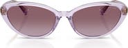 Ralph Lauren 56mm Butterfly Sunglasses
